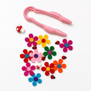 Flower Garden Play Pieces (Colors Vary)